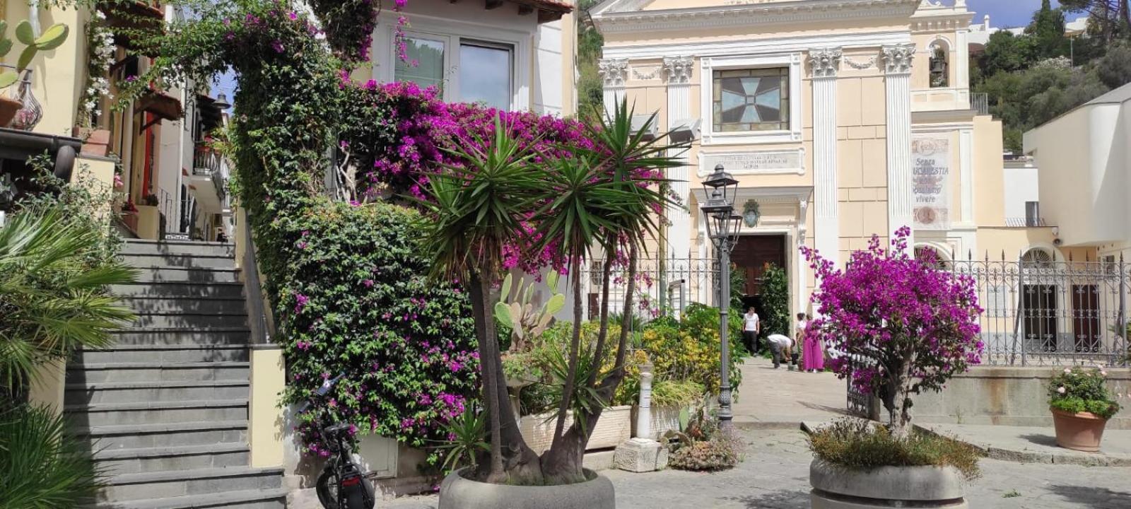 La Casa Rosa Di Giulia Villa Иския Екстериор снимка